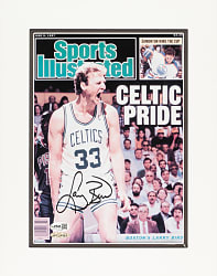 Larry Bird Signed Sports Illustrated Cover - JSA
