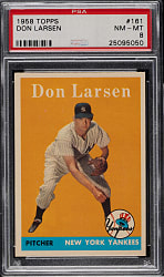 1958 Topps #161 Don Larsen PSA NM-MT 8
