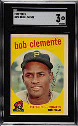 1959 Topps #478 Roberto Clemente SGC VG 3