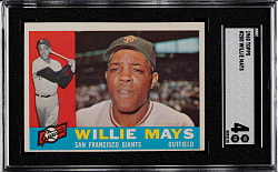1960 Topps #200 Willie Mays SGC VG/EX 4