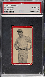 1910 T210 Old Mill Tobacco "Series 8" McCreery PSA GOOD+ 2.5
