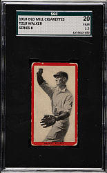 1910 T210 Old Mill Tobacco "Series 8" Scott Walker SGC FAIR 20