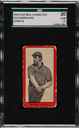 1910 T210 Old Mill Tobacco "Series 8" Bill Bernhard SGC FAIR 20