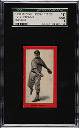 1910 T210 Old Mill Tobacco "Series 8" Hub Perdue SGC POOR 10