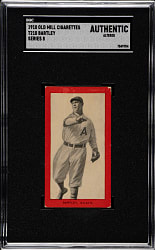 1910 T210 Old Mill Tobacco "Series 8" Bill Bartley SGC Authentic