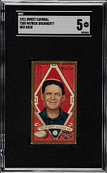 1911 T205 Gold Border Patsy Dougherty (Red Sock) SGC EX 5