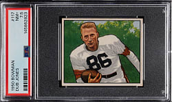 1950 Bowman Football #117 Dub Jones Rookie PSA NM+ 7.5