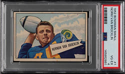 1952 Bowman Small Football #1 Norman Van Brocklin PSA VG-EX 4