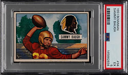 1951 Bowman Football #34 Sammy Baugh PSA EX 5