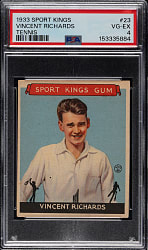 1933 R338 Sport Kings #23 Vincent Richards PSA VG-EX 4