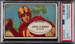 1953 Bowman Football #1 Eddie Le Baron PSA EX-MT 6