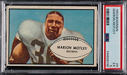 1953 Bowman Football #9 Marion Motley PSA EX 5