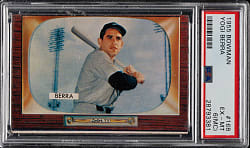1955 Bowman #168 Yogi Berra PSA EX-MT 6 (MC)