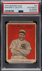 1914 E145 Cracker Jack #94 Eddie Cicotte PSA Authentic