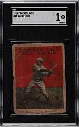 1914 E145 Cracker Jack #48 Harry Lord SGC POOR 1