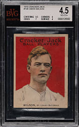 1915 E145 Cracker Jack #148 Owen Wilson BVG VG-EX+ 4.5
