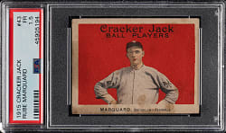 1915 E145 Cracker Jack #43 Rube Marquard PSA FAIR 1.5