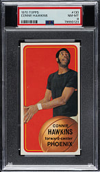 1970-1971 Topps Basketball #130 Connie Hawkins PSA NM-MT 8
