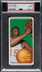 1970-1971 Topps Basketball #150 Willis Reed PSA NM-MT 8