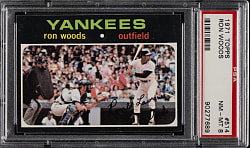 1971 Topps #514 Ron Woods PSA NM-MT 8