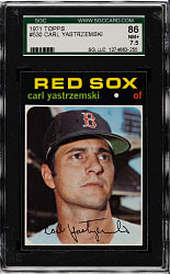 1971 Topps #530 Carl Yastrzemski SGC NM+ 86