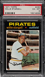 1971 Topps #230 Willie Stargell PSA EX-MT 6