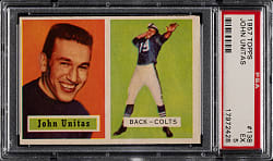1957 Topps Football #138 Johnny Unitas Rookie PSA EX 5