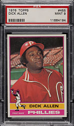 1976 Topps #455 Dick Allen PSA MINT 9