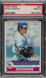 1979 Topps #50 Steve Garvey PSA MINT 9