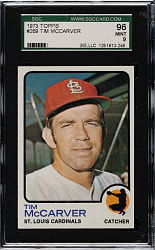 1973 Topps #269 Tim McCarver SGC MINT 96
