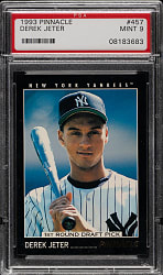 1993 Pinnacle #457 Derek Jeter Rookie PSA MINT 9