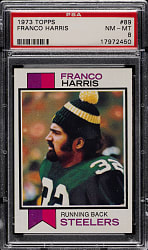 1973 Topps Football #89 Franco Harris Rookie PSA NM-MT 8