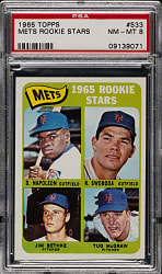 1965 Topps #533 Tug McGraw Rookie PSA NM-MT 8