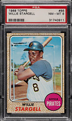 1968 Topps #86 Willie Stargell PSA NM-MT 8