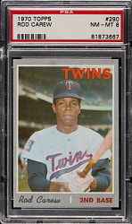 1970 Topps #290 Rod Carew PSA NM-MT 8