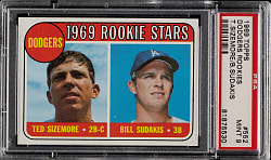 1969 Topps #552 Sizemore/Sudakis PSA MINT 9