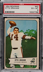 1954 Bowman Football #40 Otto Graham PSA EX-MT 6