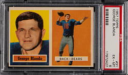 1957 Topps Football #31 George Blanda PSA EX-MT 6