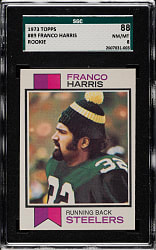 1973 Topps Football #89 Franco Harris Rookie SGC NM/MT 88