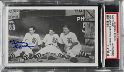 Warren Spahn Signed Postcard - PSA/DNA