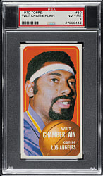1970-1971 Topps Basketball #50 Wilt Chamberlain PSA NM-MT 8