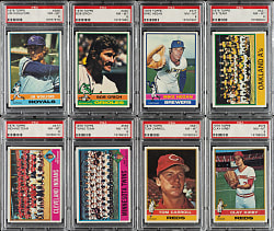 1976 Topps PSA NM-MT 8 Collection (8)