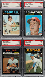 1971 Topps Semi-High and High Number PSA EX 5 Collection (18)