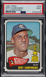 1965 Topps #266 Bert Campaneris All-Star PSA MINT 9