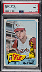 1965 Topps #18 Bill McCool PSA MINT 9