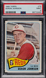 1965 Topps #75 Deron Johnson PSA MINT 9