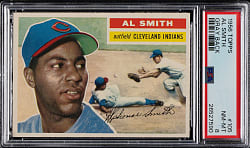 1956 Topps #105 Al Smith Gray Back PSA NM-MT 8