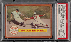 1962 Topps #236 World Series Game 5 PSA NM-MT 8