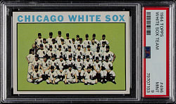 1964 Topps #496 Chicago White Sox Team Card PSA MINT 9