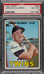1967 Topps #460 Harmon Killebrew PSA NM-MT 8